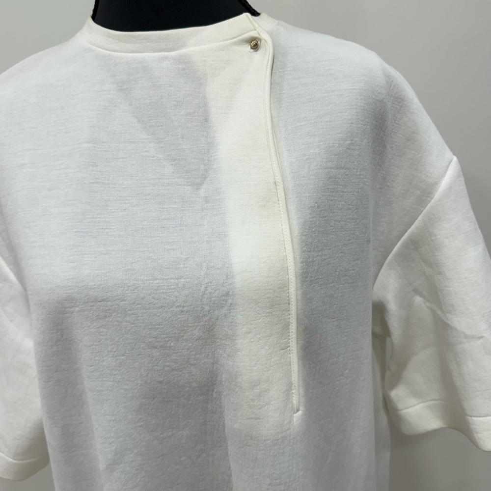 Esteban Cortazar Cream Long Sleeve Top - Picture 2 of 6